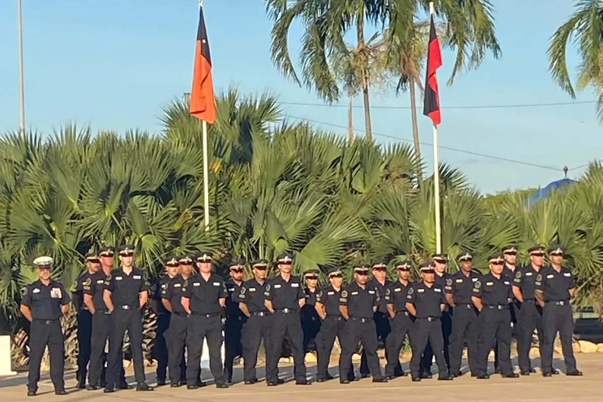 Squad 1 PPSO Graduation Ceremony – five Public Housing Safety Officers graduated, including three from Darwin and two from Alice Springs. Two graduates received top awards.