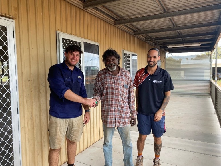 Nguyarramini resident returns home to upgraded house.
